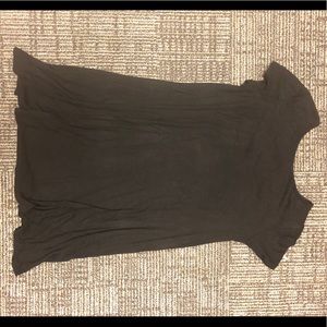 Loose black casual dress